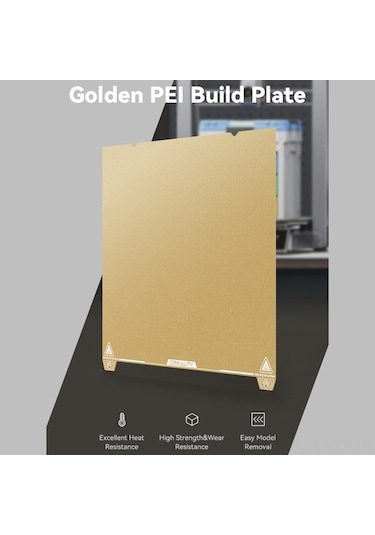 Createtech Creality Ender-3 V3 Plus/k1 Max İçin Esnek Peı Kaplı Platform - Isı Ve Aşınma Dayanıklılığı