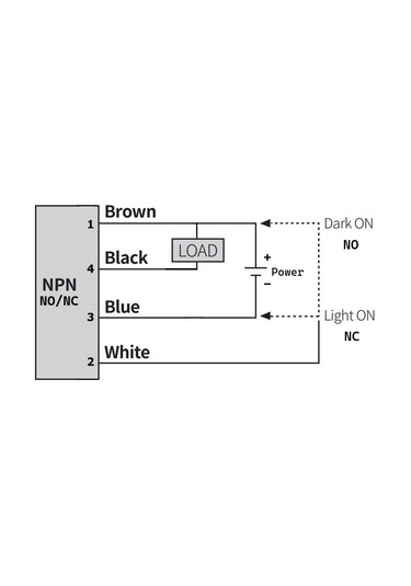 Autonics Brqp100-ddta ,m18/10cm Npn-no/nc 4-kablo Cisim Fotosel