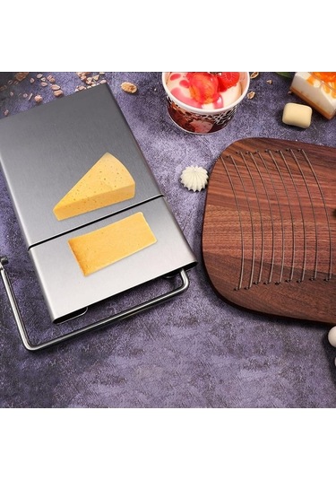 Createtech Suntek 5 Parça Peynir Kesme Teli 92cm Gümüş - Testere Ev Pişirme Aleti Diğer