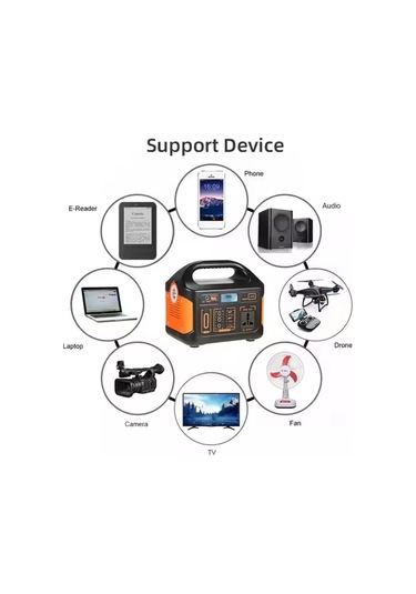 Eg010li Taşınabilir 500w Güç Kaynağı Şarj İstasyonu Kamp İç Mekan Dış Mekana Uygun