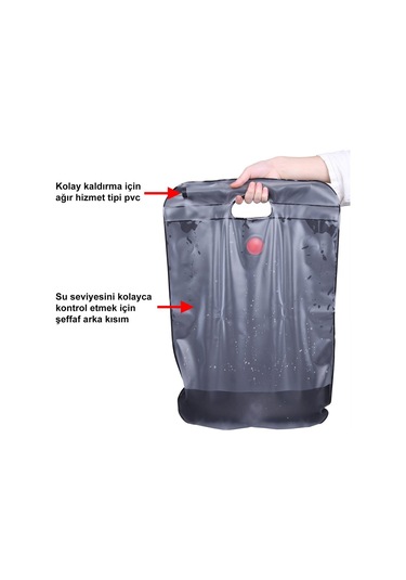 Rox Camping 0114 Kamp Duşu 20   Lt