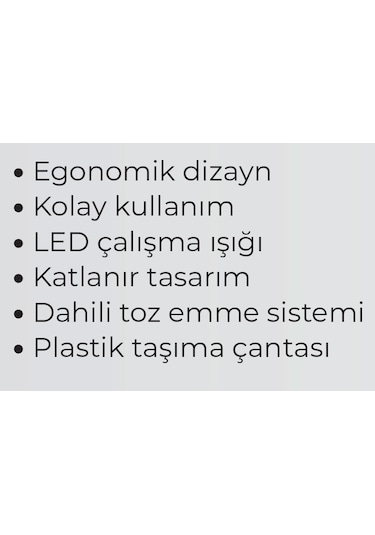 Max Extra MX7285 Toz Emişli Led Işıklı Alçıpan Zımparalama Makinesi 750 W