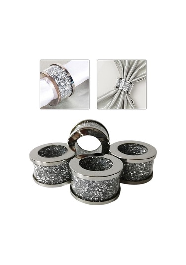 Suntek Festival Masa Dekoru Için Pratik Gümüş Elmas Cam