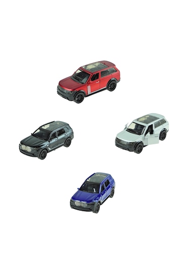 4lü Set Metal Jep Suv Çek Bırak Oyuncak Metal Arabalar13 Cm