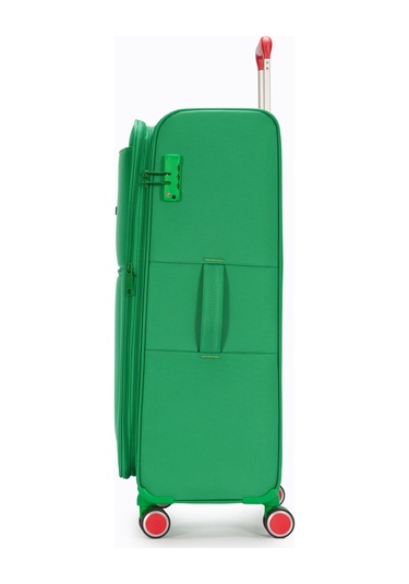 United Colors Of Benetton Ultra Light Kumaş Büyük Boy Valiz Yeşil Bnt2800 Yeşil