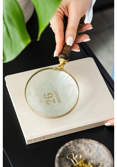 2026 Dikey Haftalık Ajanda 12 Aylık Kir Ve Suya Dayanıklı Premium Keten Kapaklı 18x20 Cm - Bej Bej