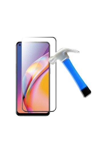 Oppo A54 4G Davin 5D Cam Ekran Koruyucu Siyah