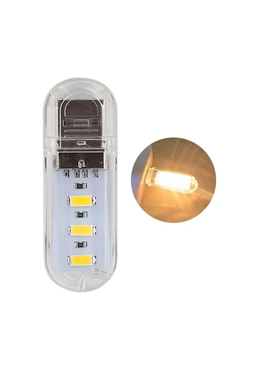 3 LED Günışığı Taşınabilir Mini USB Led Lamba 5730 SMD Kamp Stick Beyaz