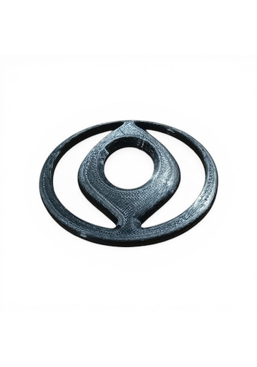 Mazda 323 626 Ön Panjur Logo 7cm X 5.5cm Amblem Arma Logosu Siyah 0