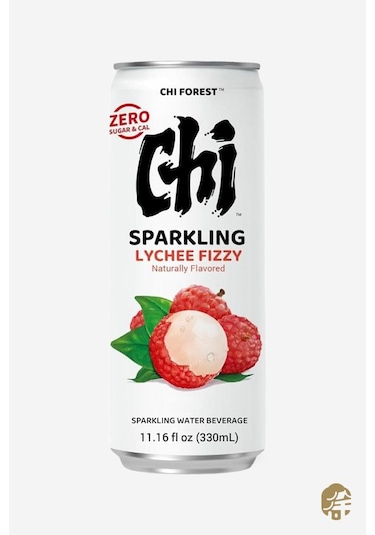 Liçi Aromali Gazli Içecek Sparkling Water Beverage Leychee Flavor - 330ml