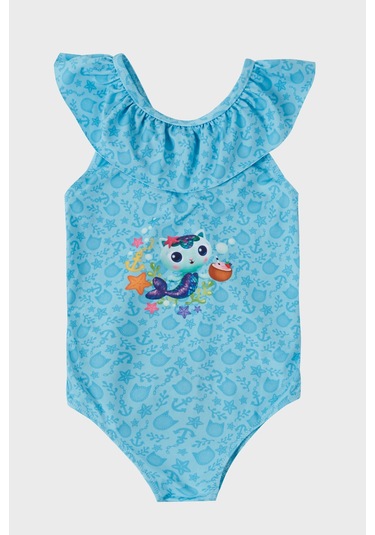 Slipstop Kız Çocuk Mayo Sm2512120001 Bebe Mavi Bebe Mavi