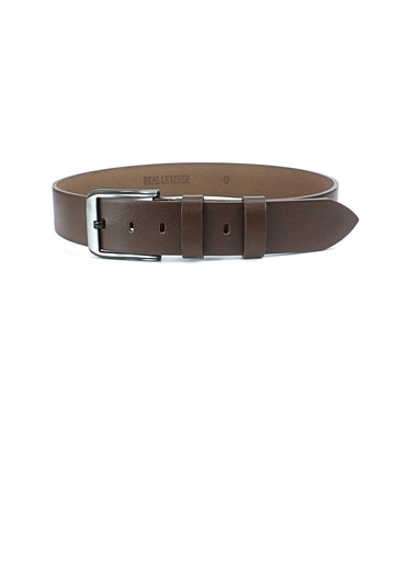 %100 Manda Derisi Erkek Kot Kemeri 4,5 Cm Açık Kahverengi Çok Renkli
