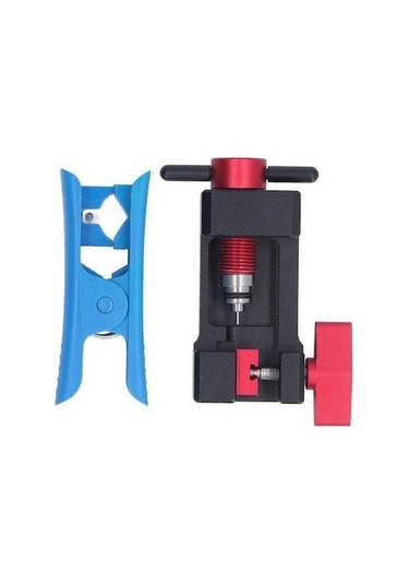 Fortunelane Alüminyum Hidrolik Bisiklet Hortum Bağlantı Aleti, Hızlı Kurulum, Kesici, Yedekli İğne Sürücü Dayanıklı Set