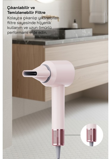 Sinbo Shd-1740 Bldc Saç Kurutma Makinesi - Şampanya Pembe