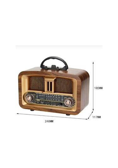 Everton RT-876 Bluetooth Şarjlı Nostaljik Radyo