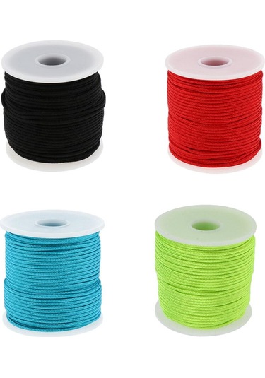 Dolıty 2mm 50 M Paracord Paraşüt Halat Kordon Açık Kamp Mavi