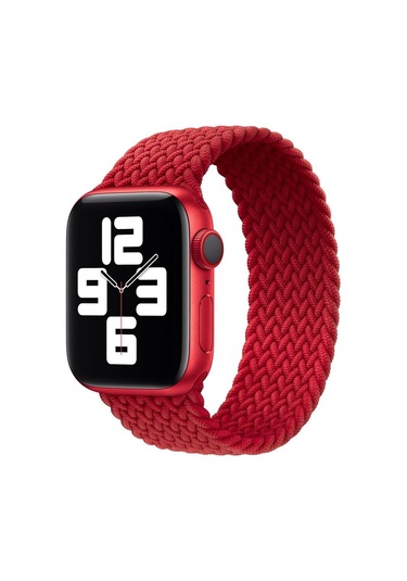 iOS Uyumlu Watch 40 mm Tek Örgülü Loop (Product) RED 8  Kayış