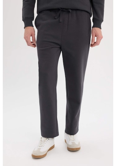 DeFacto Regular Fit Eşofman Altı İçi Polarlı Basic Düz Cepli Beli Bağcıklı Düz Paça D7836AX25SPAR214 DeFacto Regular Fit Eşofman Altı İçi Polarlı Basic Düz Cepli Beli Bağcıklı Düz Paça D7836AX25SPAR214