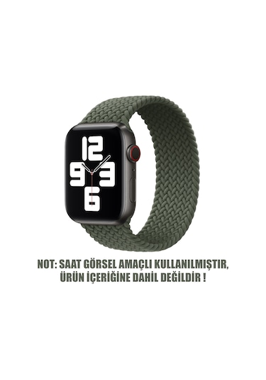 Microsonic iOS Uyumlu Watch Series 4 44Mm Kordon, (Medium147Mm) Yeşil