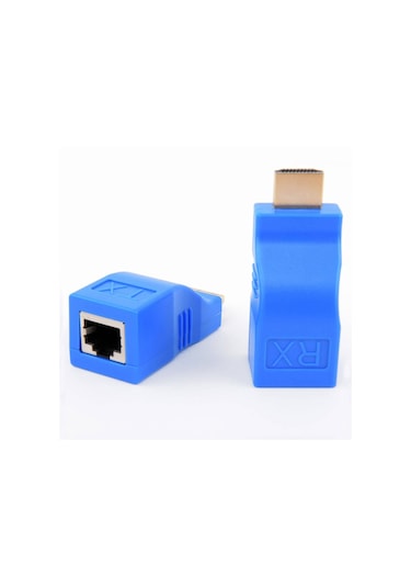 30m Hdmi Extender 4k-2k Hdmı Uzatma Aparatı 3d 1080p - Cat5e Cat6 Hdmı Uzatıcı - 30mt 1080p Görüntü