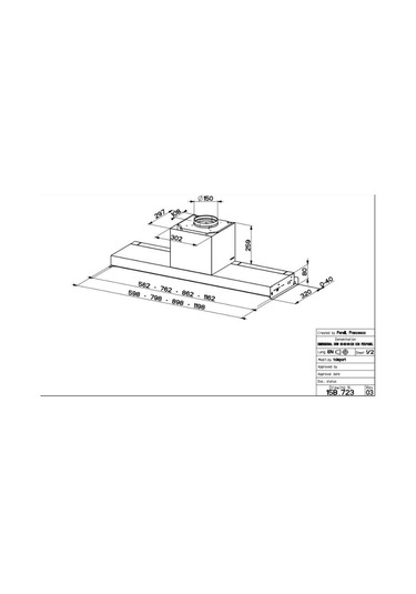 Faber In-nova Premium EV8+X A120 Paslanmaz Çelik 120 Cm Aspiratör