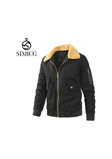 Sımıcg Yeni Erkek Gündelik Ceket - Siyah
