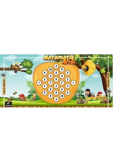 Zeka Dolabı Matematik Arısı Toplama - Çıkarma - Çarpma - Çarpım