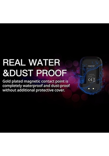 Pazly Gopro Hero 10/9/8/max Uyumlu Spor Kamera Kumandası - Led Ekranlı, 50m Mesafe, 420mah Batarya, Şarj Kablosu Ve Bileklik Kayışı Siyah Siyah