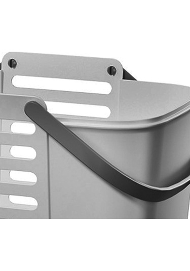 Homyl Duş Sepeti, Tahliye Delikli Ev Depolama Spor Salonu Gri