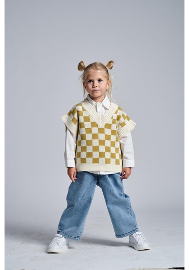 Erkek Süveterli Üçlü Takım Fıstık Yeşili