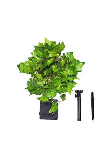 Upway 5 Metre Doğal Sarmaşık Yapraklı Su Geçirmez Dekoratif 50 Led Lamba Sarı