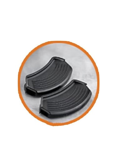 Silikon Tencere Tava Tutacağı Yanmaz Yapışmaz Tutamaç Set 9 X 4 Cm Siyah 1 Set 2 Adetten Oluşur Siyah