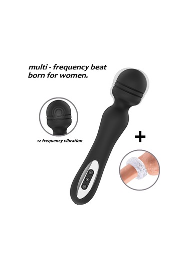 Teltree 360 Bükülebilir Başlı, 12 Ayarlanabilir Seviyeli, Su Geçirmez Kadın Masaj Aleti - Usb Şarjlı