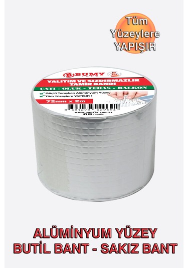 Yalıtım Ve Sızdırmazlık Tamir Bandı 72mm X 2mt