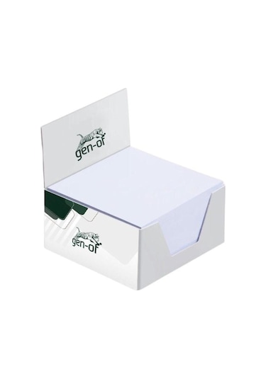 Gen-Of 8 x 8 Kutulu Beyaz Küp Not