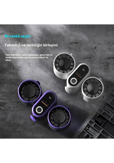 Jian Fan Çok Fonksiyonlu Taşıma-onçiftçi Başlı Bel Fanlı Çok Renkli