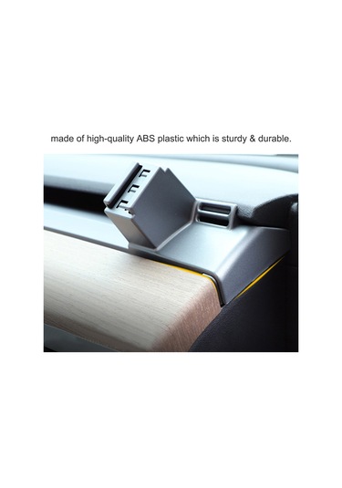 Xiyyadms Tesla Model 3/y Sağ Sürücü İçin Araç Telefon Tutucusu - 360 Döner, 4.7-7 İnç Telefonlar, Merkezi Panel Montajlı, Delme Yok, Abs Malzeme GÜMÜŞ