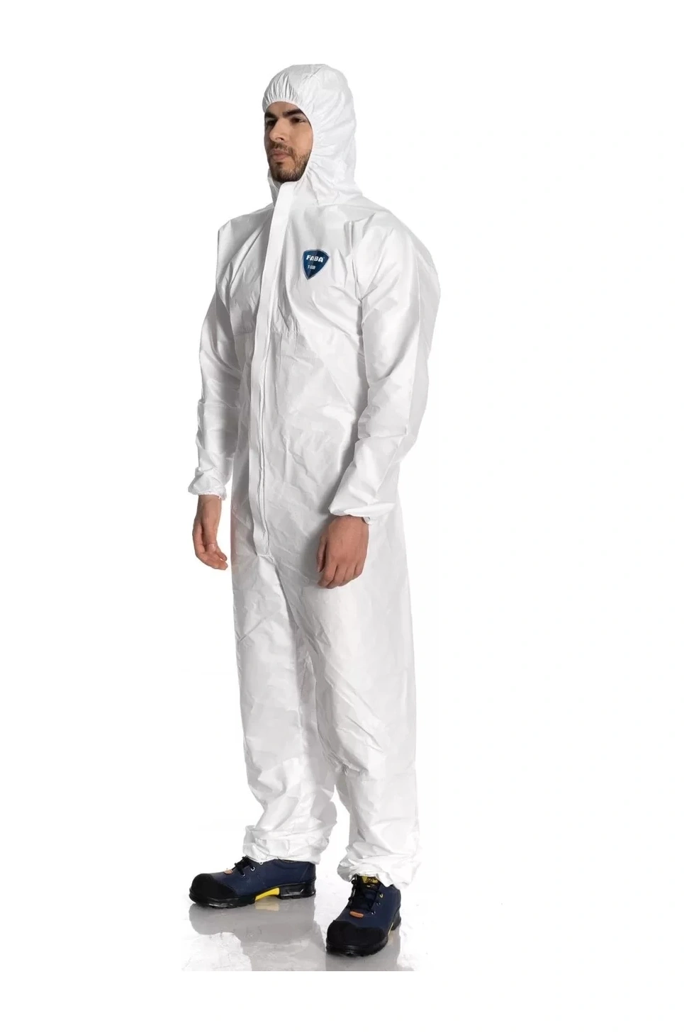 Tek Kullanımlık Koruyucu Tulum İş Güvenliği 530 Faba Tip Antistatik Nefes Alabilir