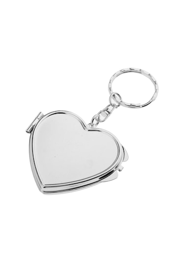 Suntek Katlanır Kalp Şekilli Mini Makyaj Aynası 2'li