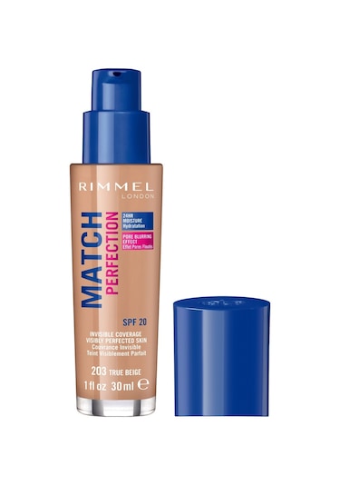 Rimmel London Fondöten Match Perfection 203 True Beige
