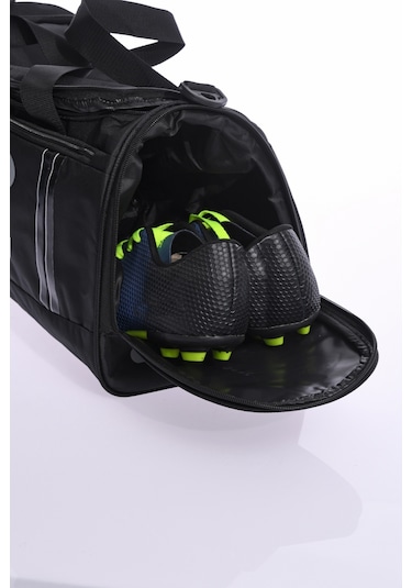 Strong Ayakkabı Bölmeli Spor Ve Antrenman Çantası , Fitness Çantası , Seyahat Çantası Yn01 Gri