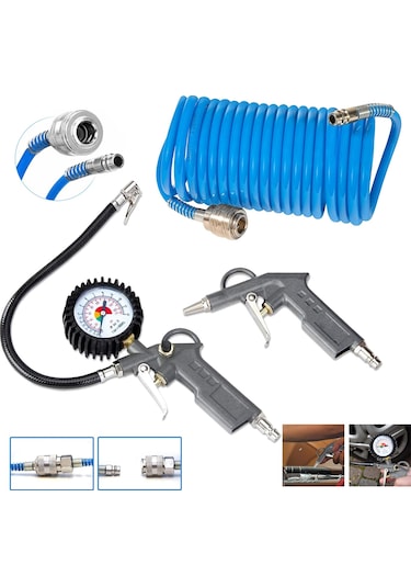 PROXTECH  Kompresör Saatli Lastik Şişirme Hava Tabancası