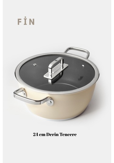 Fin 7 Parça Tencere Set Beyaz