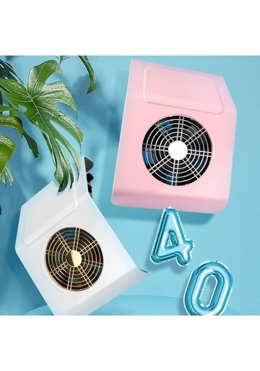 Besthome1 40w Güçlü Emişli Pembe Tırnak Tozu Toplayıcı, Ab Fişli, Kolay Temizlenebilir, Düşük Sesli Manikür Cihazı