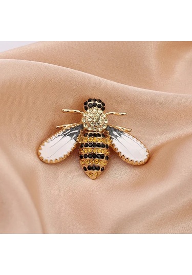 Vintage Klasik Kadınlar Lüks Arı Kristal Broş Takı Büyük Rhinesotne Metal Style 19 Style 19 Çok Renkli