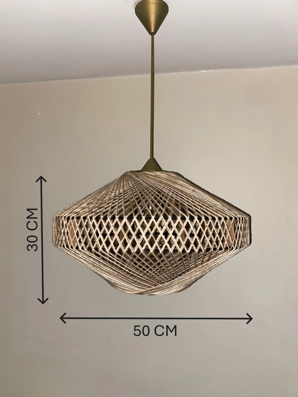 Lumiart Ohem,rustik,modern,jüt,doğal,el Yapımı Sarkıt Avize Renkli