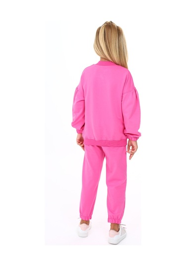 Toontoy Kız Çocuk You Are Best Yazılı Baskılı Eşofman Takım Açık Fuşya