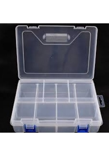 7 Bölmeli - Havuzlu Organizer Şeffaf Kutu - Arduino Sensör Kutusu