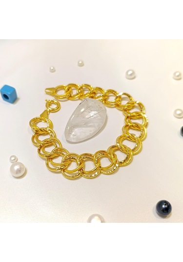 Saman Yolu Bileklik Künye 14 Ayar Altın Hd Videolu Sarı Altın