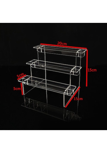 Akrilik Standı Yükseltici Raf Çok Fonksiyonlu Mücevherat 2